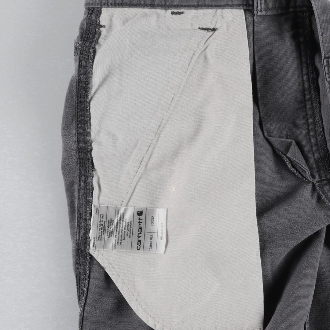 Carhartt Relaxed Fit Duck Painter Pants, Men's, Size W30 cotton gray type Vintage Second Hand
