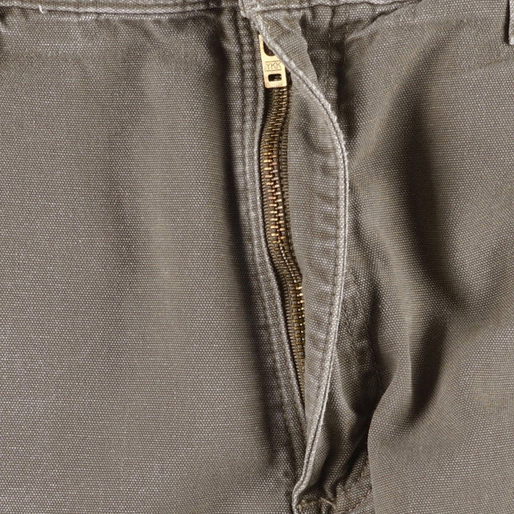 Carhartt Relaxed Fit Duck Work Pants, Men's, W36 equivalent cotton Khaki type brown Vintage Second Hand