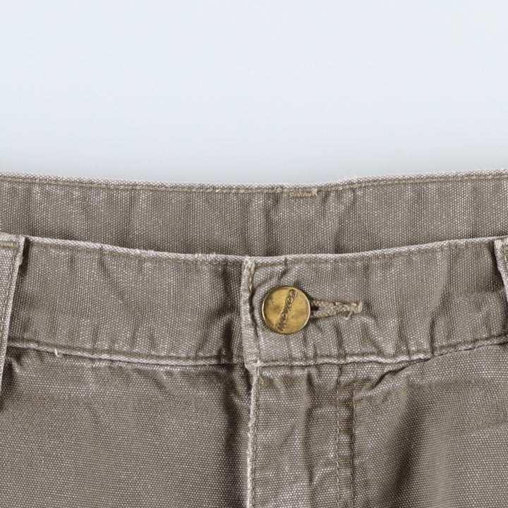 Carhartt Relaxed Fit Duck Work Pants, Men's, W36 equivalent cotton Khaki type brown Vintage Second Hand