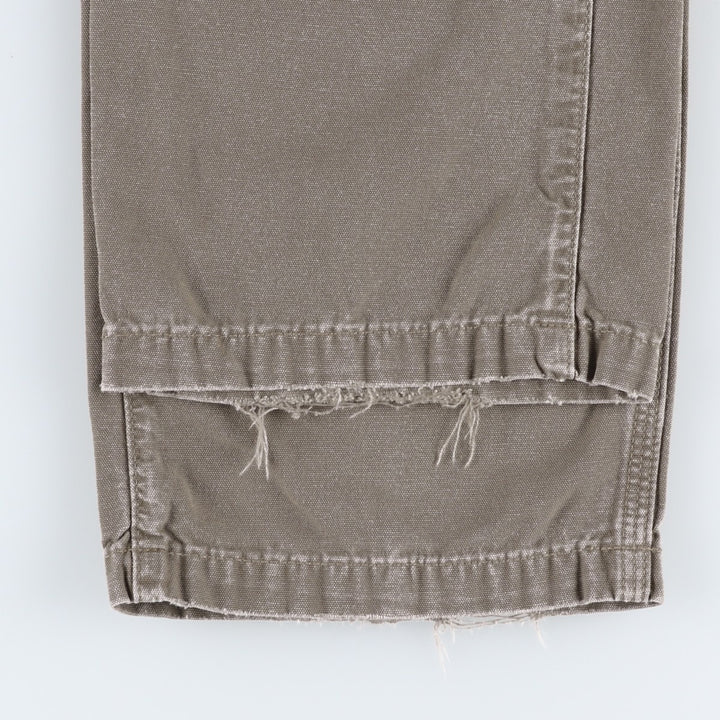 Carhartt Relaxed Fit Duck Work Pants, Men's, W36 equivalent cotton Khaki type brown Vintage Second Hand
