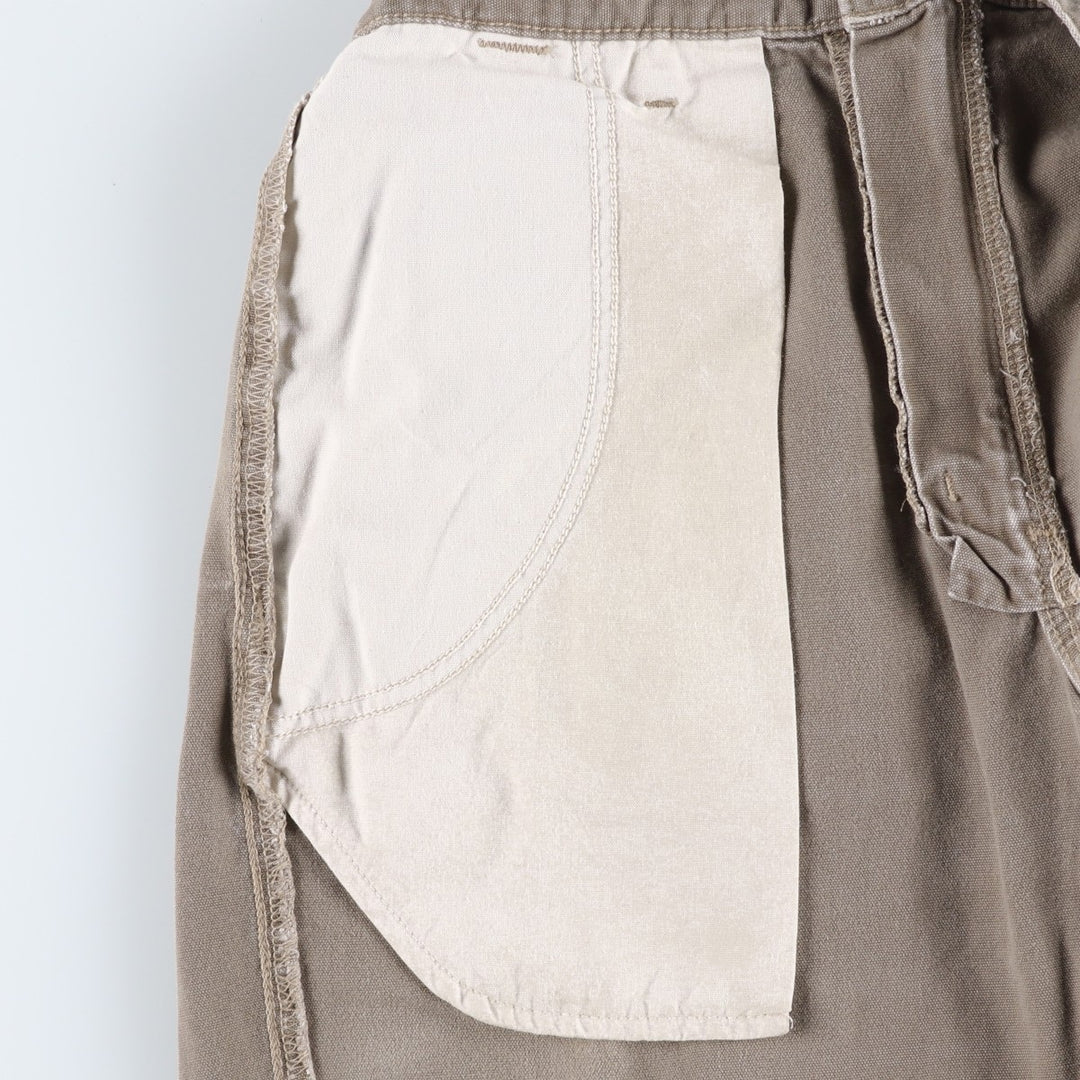 Carhartt Relaxed Fit Duck Work Pants, Men's, W36 equivalent cotton Khaki type brown Vintage Second Hand