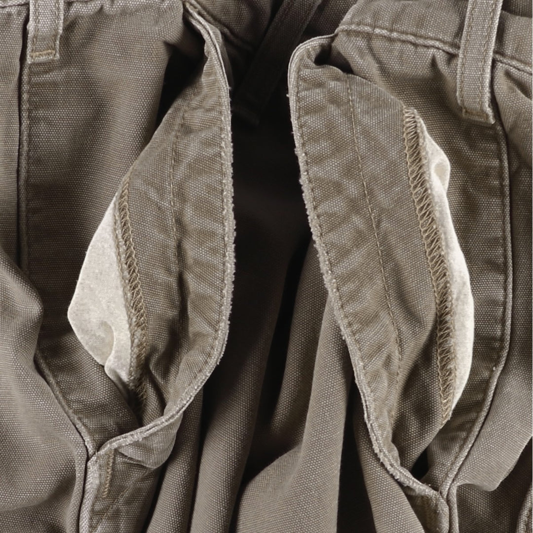 Carhartt Relaxed Fit Duck Work Pants, Men's, W36 equivalent cotton Khaki type brown Vintage Second Hand