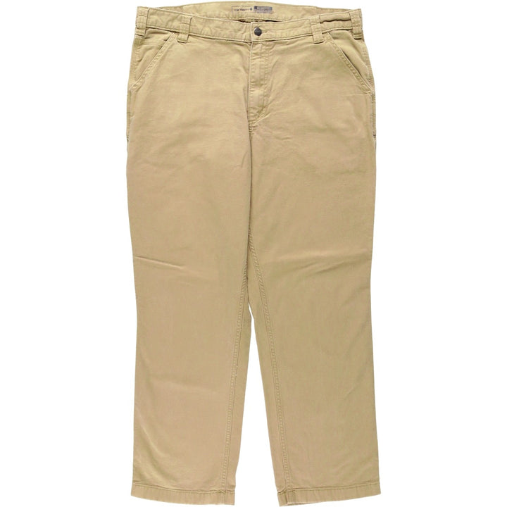Carhartt Relaxed Fit Duck Painter Pants, Men's W38 (approx.) cotton Beige type Vintage Second Hand
