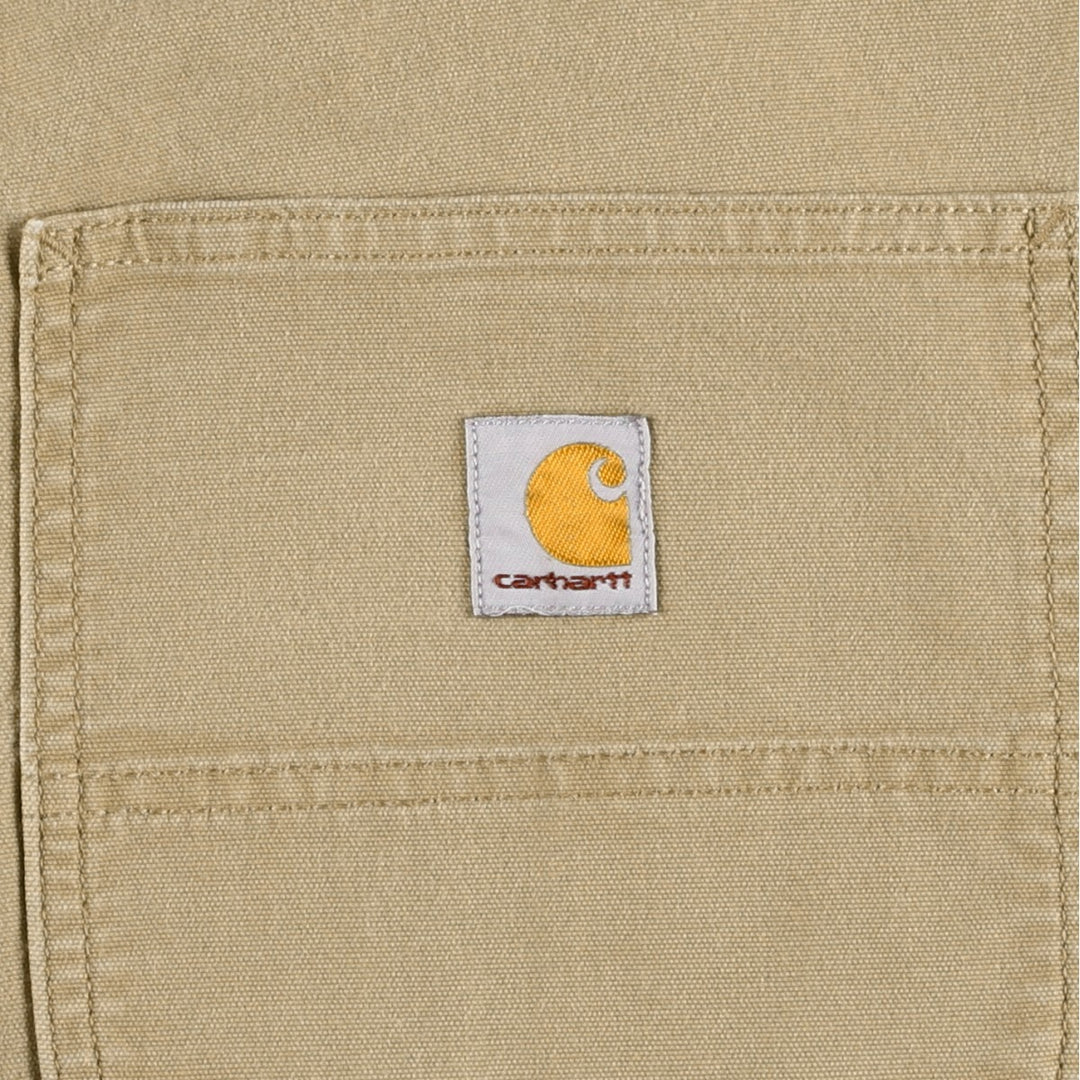 Carhartt Relaxed Fit Duck Painter Pants, Men's W38 (approx.) cotton Beige type Vintage Second Hand