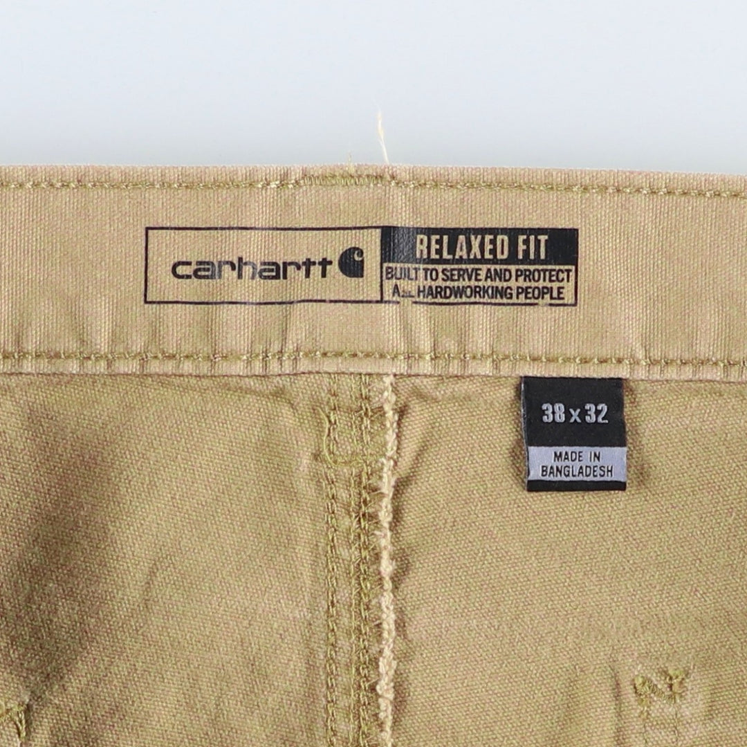 Carhartt Relaxed Fit Duck Painter Pants, Men's W38 (approx.) cotton Beige type Vintage Second Hand