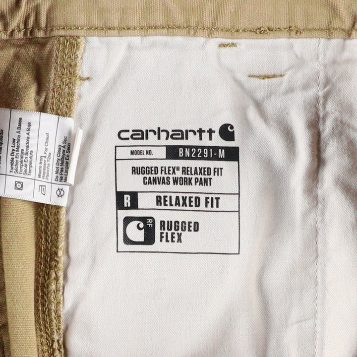 Carhartt Relaxed Fit Duck Painter Pants, Men's W38 (approx.) cotton Beige type Vintage Second Hand