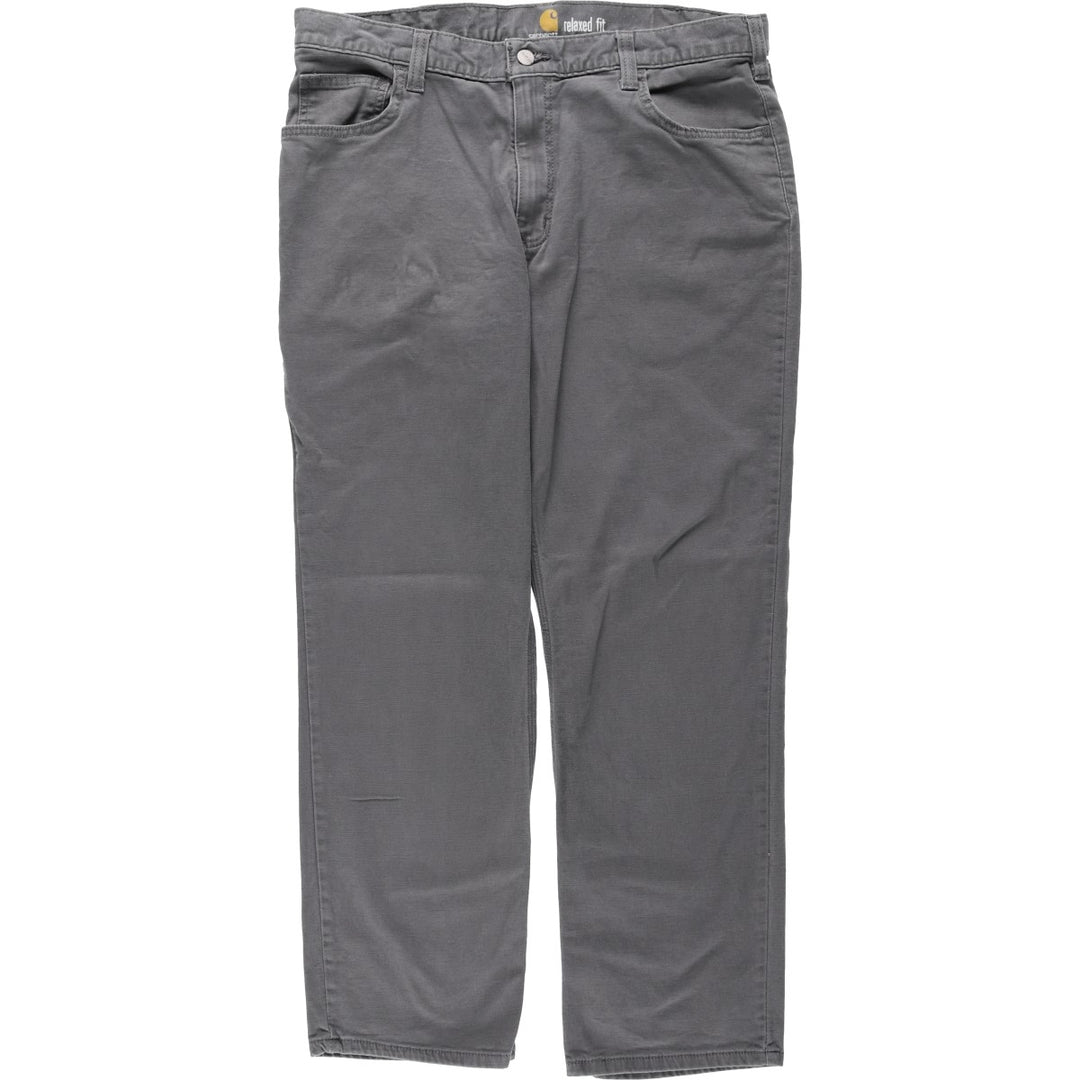 Carhartt Relaxed Fit Duck Work Pants, Men's, W36 equivalent cotton gray type Vintage Second Hand