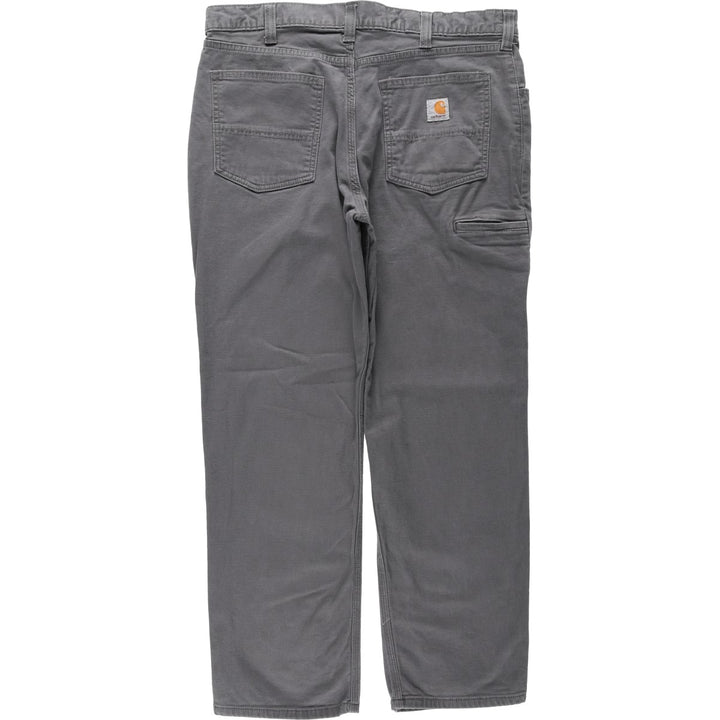 Carhartt Relaxed Fit Duck Work Pants, Men's, W36 equivalent cotton gray type Vintage Second Hand