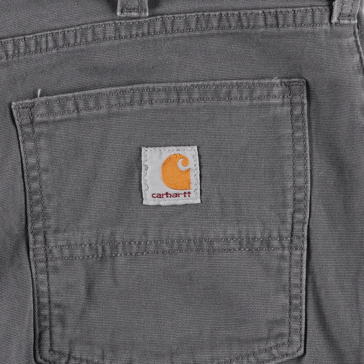 Carhartt Relaxed Fit Duck Work Pants, Men's, W36 equivalent cotton gray type Vintage Second Hand