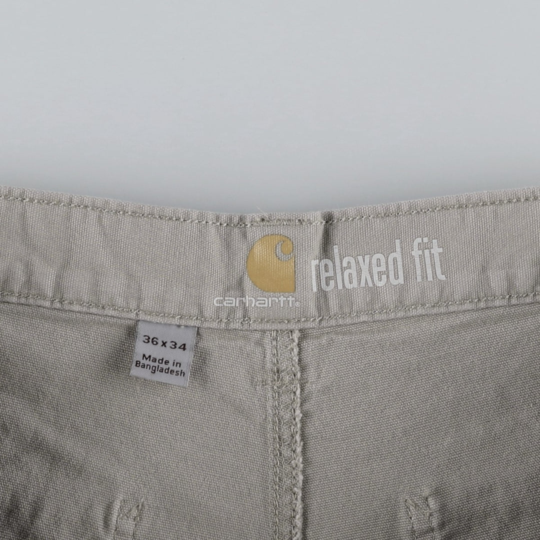Carhartt Relaxed Fit Duck Painter Pants, Men's, W36 equivalent cotton gray type Vintage Second Hand