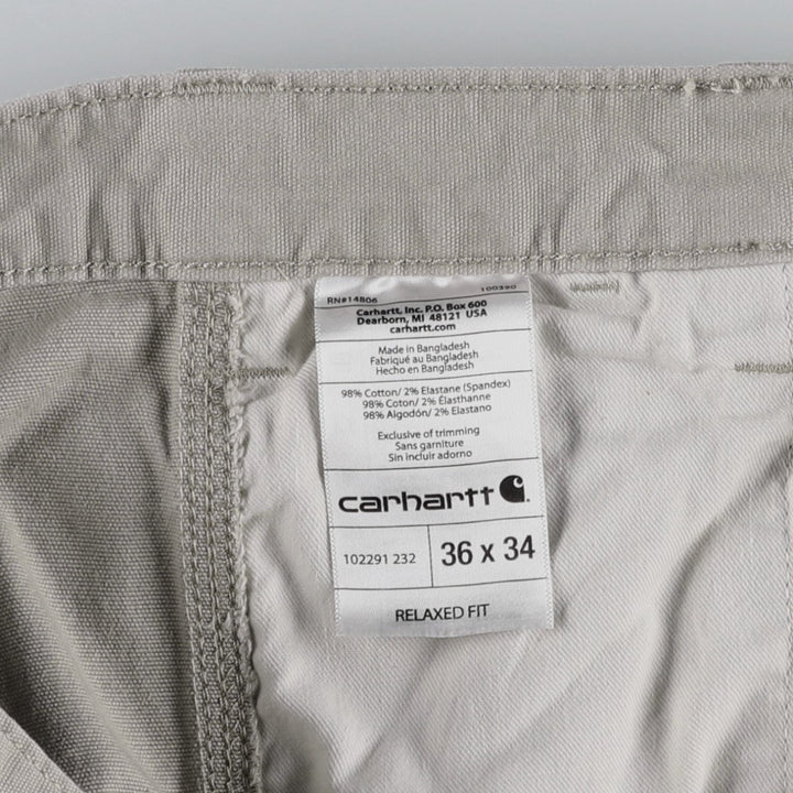Carhartt Relaxed Fit Duck Painter Pants, Men's, W36 equivalent cotton gray type Vintage Second Hand