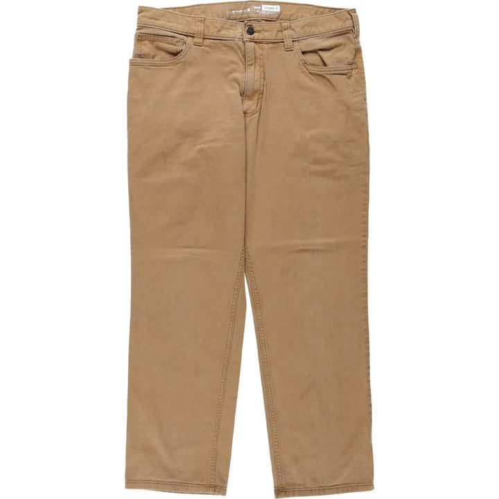 Carhartt Relaxed Fit Duck Work Pants, Men's, W34 equivalent cotton Camel type Vintage Second Hand