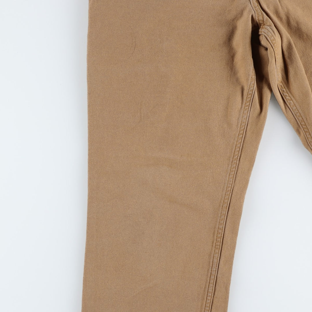 Carhartt Relaxed Fit Duck Work Pants, Men's, W34 equivalent cotton Camel type Vintage Second Hand
