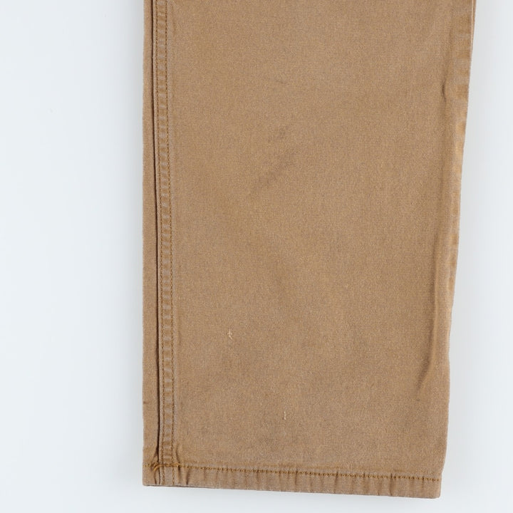 Carhartt Relaxed Fit Duck Work Pants, Men's, W34 equivalent cotton Camel type Vintage Second Hand