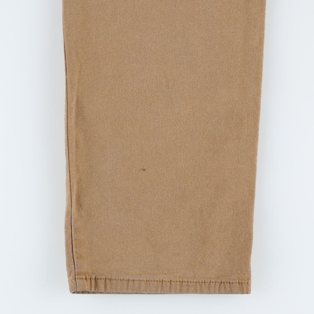 Carhartt Relaxed Fit Duck Work Pants, Men's, W34 equivalent cotton Camel type Vintage Second Hand