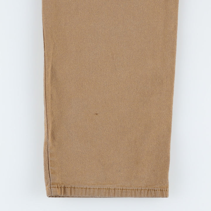 Carhartt Relaxed Fit Duck Work Pants, Men's, W34 equivalent cotton Camel type Vintage Second Hand