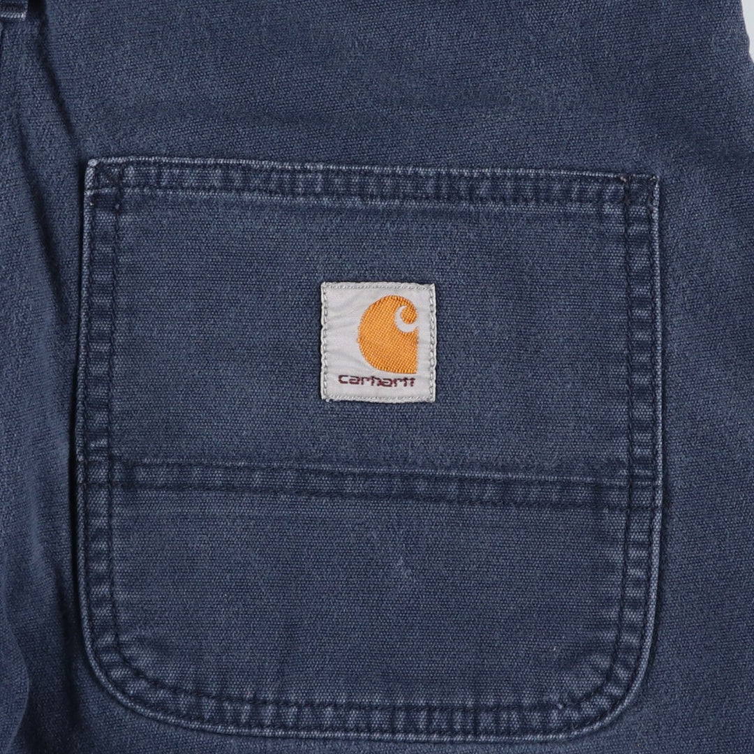 Carhartt Relaxed Fit Duck Work Pants, Men's W30 (approx.) cotton navy blue type Vintage Second Hand