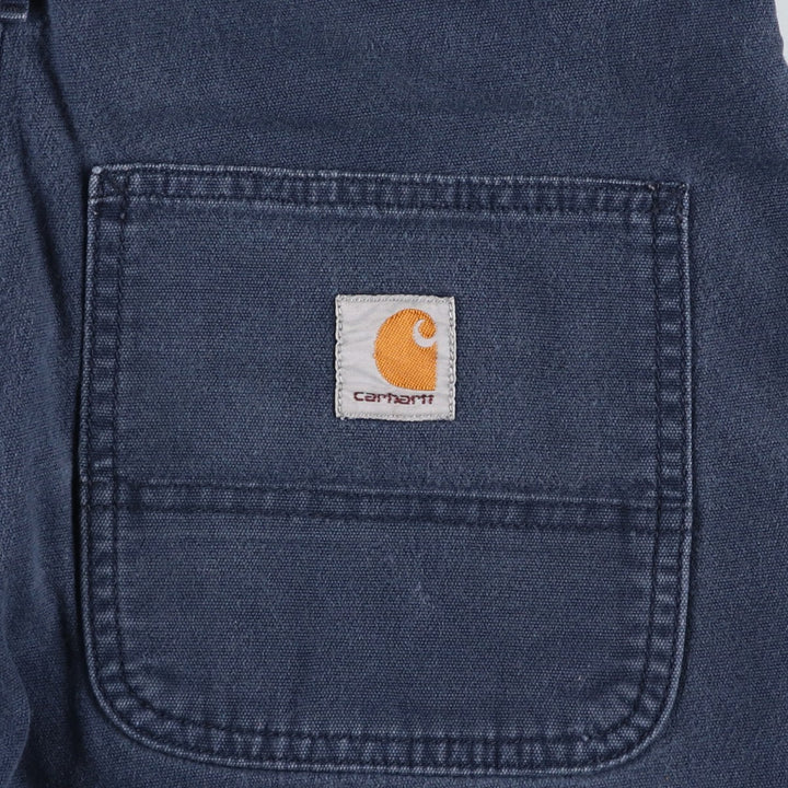 Carhartt Relaxed Fit Duck Work Pants, Men's W30 (approx.) cotton navy blue type Vintage Second Hand