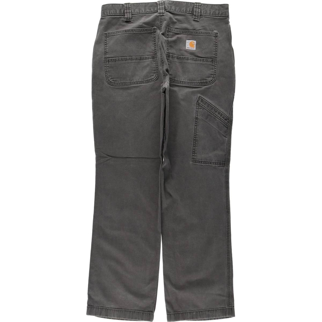 Carhartt Relaxed Fit Duck Work Pants, Men's W33 (approx.) cotton Charcoal Vintage Second Hand