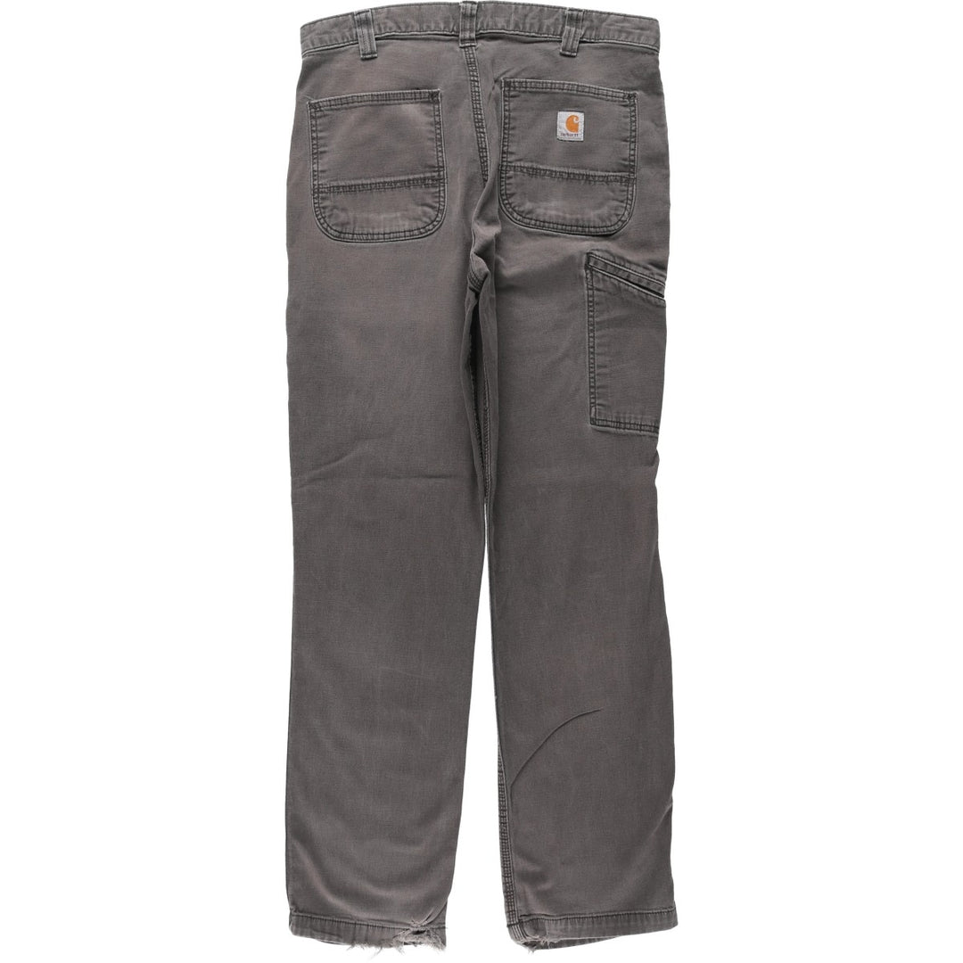 Carhartt Relaxed Fit Duck Work Pants, Men's, W34 equivalent unclear gray type Vintage Second Hand