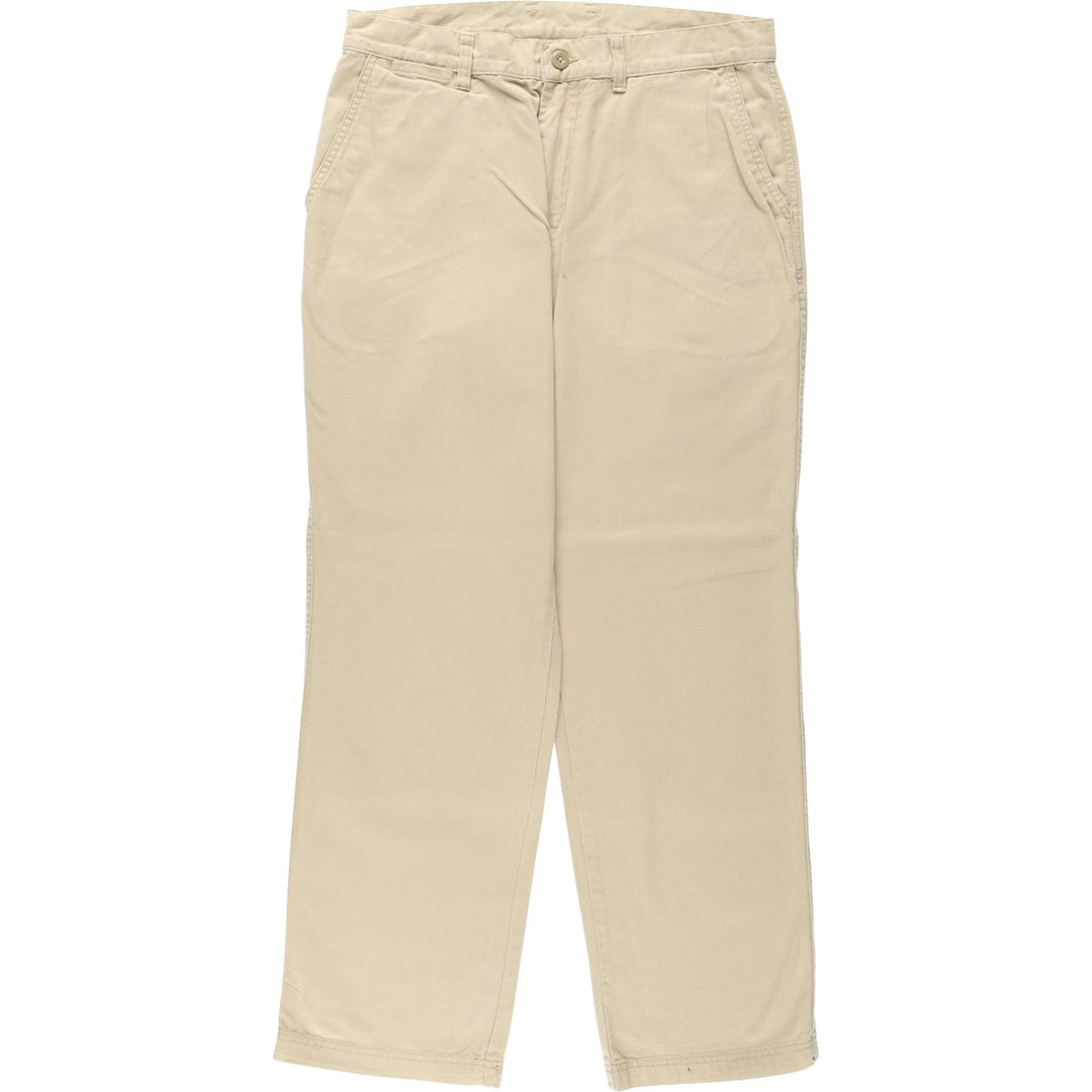 Patagonia 56826FA13 Duck Work Pants, Men's W34 (approx.) Organic cotton Beige type Vintage Second Hand