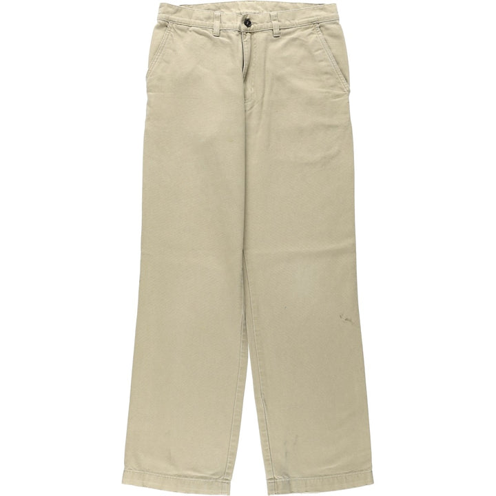 2000'S Patagonia Organic Cotton 55566F6 Duck Cotton Pants, Men's W30 (approx.) Organic cotton Beige type Vintage Second Hand