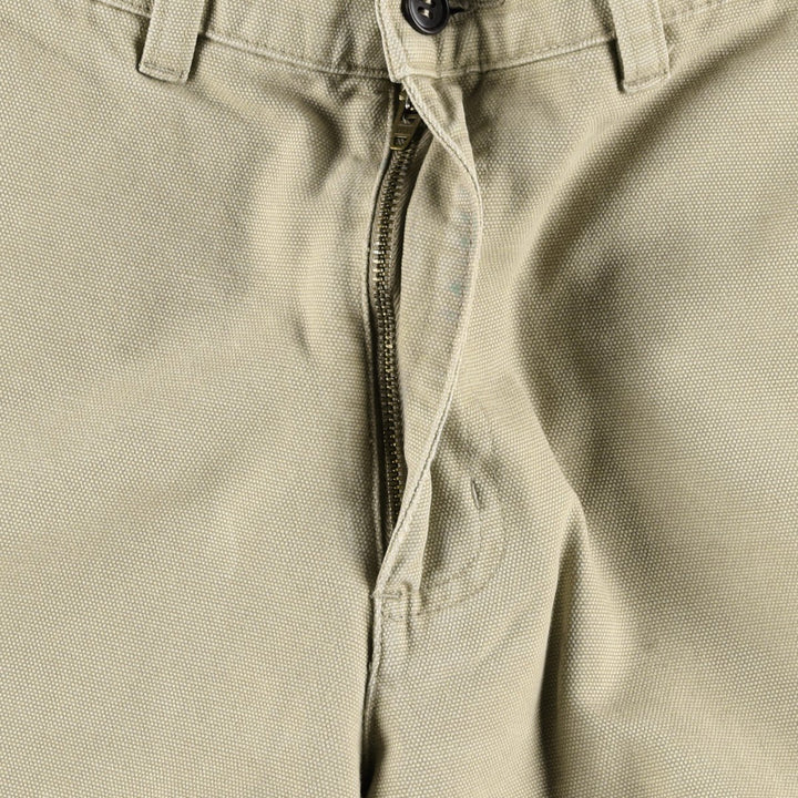 2000'S Patagonia Organic Cotton 55566F6 Duck Cotton Pants, Men's W30 (approx.) Organic cotton Beige type Vintage Second Hand