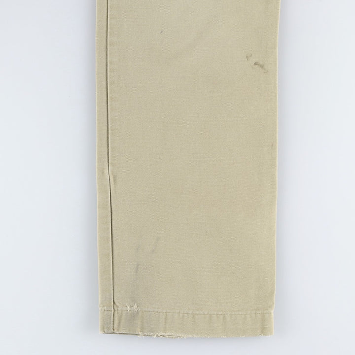 2000'S Patagonia Organic Cotton 55566F6 Duck Cotton Pants, Men's W30 (approx.) Organic cotton Beige type Vintage Second Hand