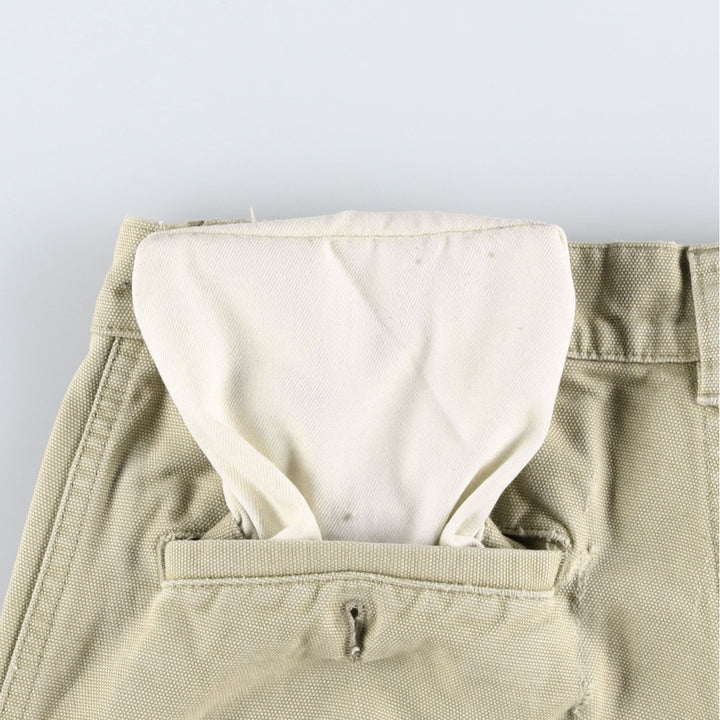 2000'S Patagonia Organic Cotton 55566F6 Duck Cotton Pants, Men's W30 (approx.) Organic cotton Beige type Vintage Second Hand