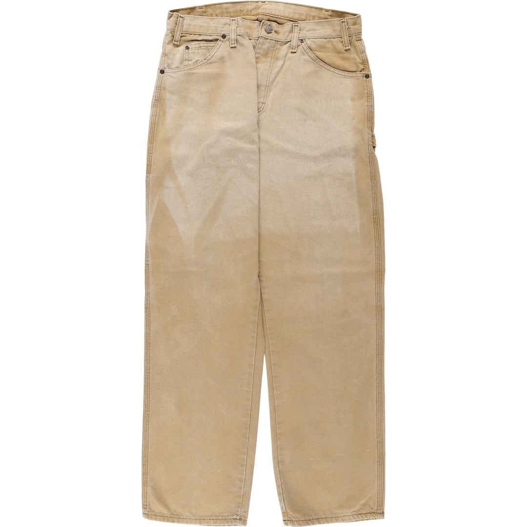 Dickies Duck Painter Pants Men's W33 equivalent cotton Beige type Vintage Second Hand