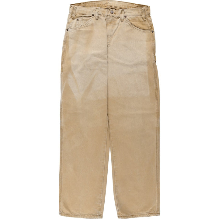 Dickies Duck Painter Pants Men's W33 equivalent cotton Beige type Vintage Second Hand