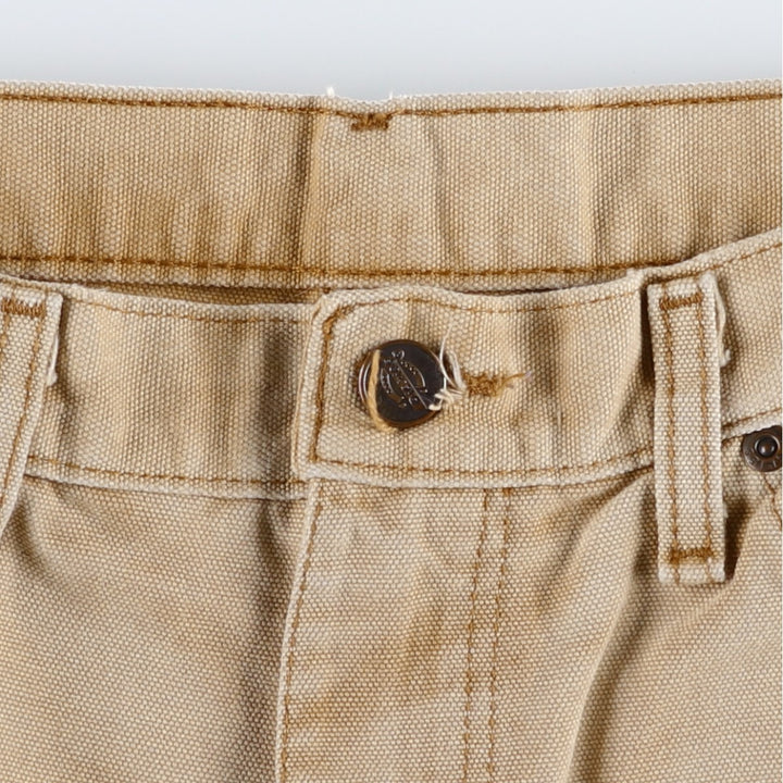 Dickies Duck Painter Pants Men's W33 equivalent cotton Beige type Vintage Second Hand