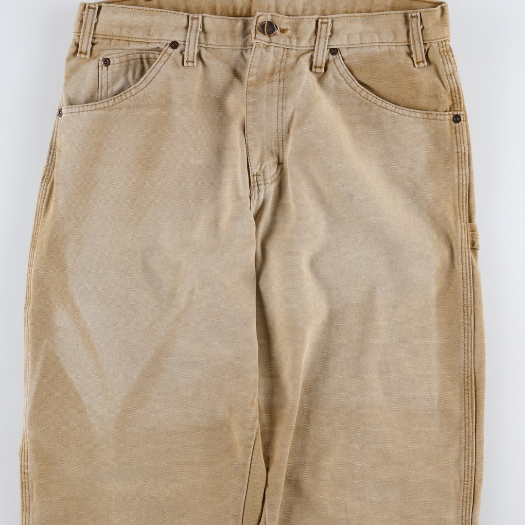 Dickies Duck Painter Pants Men's W33 equivalent cotton Beige type Vintage Second Hand