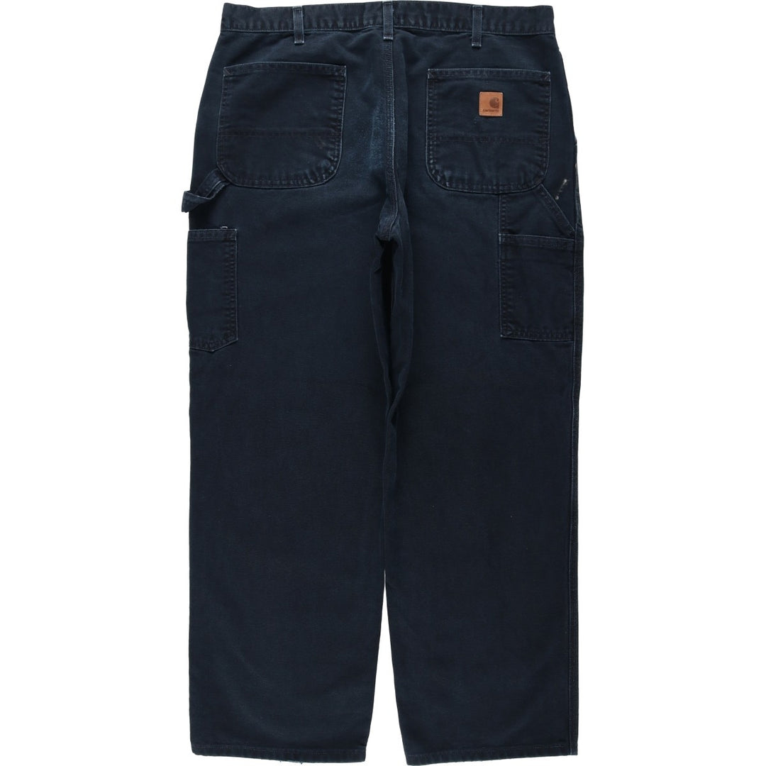 Carhartt Original Dungaree Fit Duck Painter Pants, Men's, W36 equivalent cotton black type Vintage Second Hand