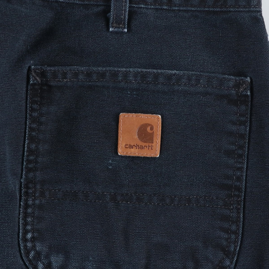 Carhartt Original Dungaree Fit Duck Painter Pants, Men's, W36 equivalent cotton black type Vintage Second Hand