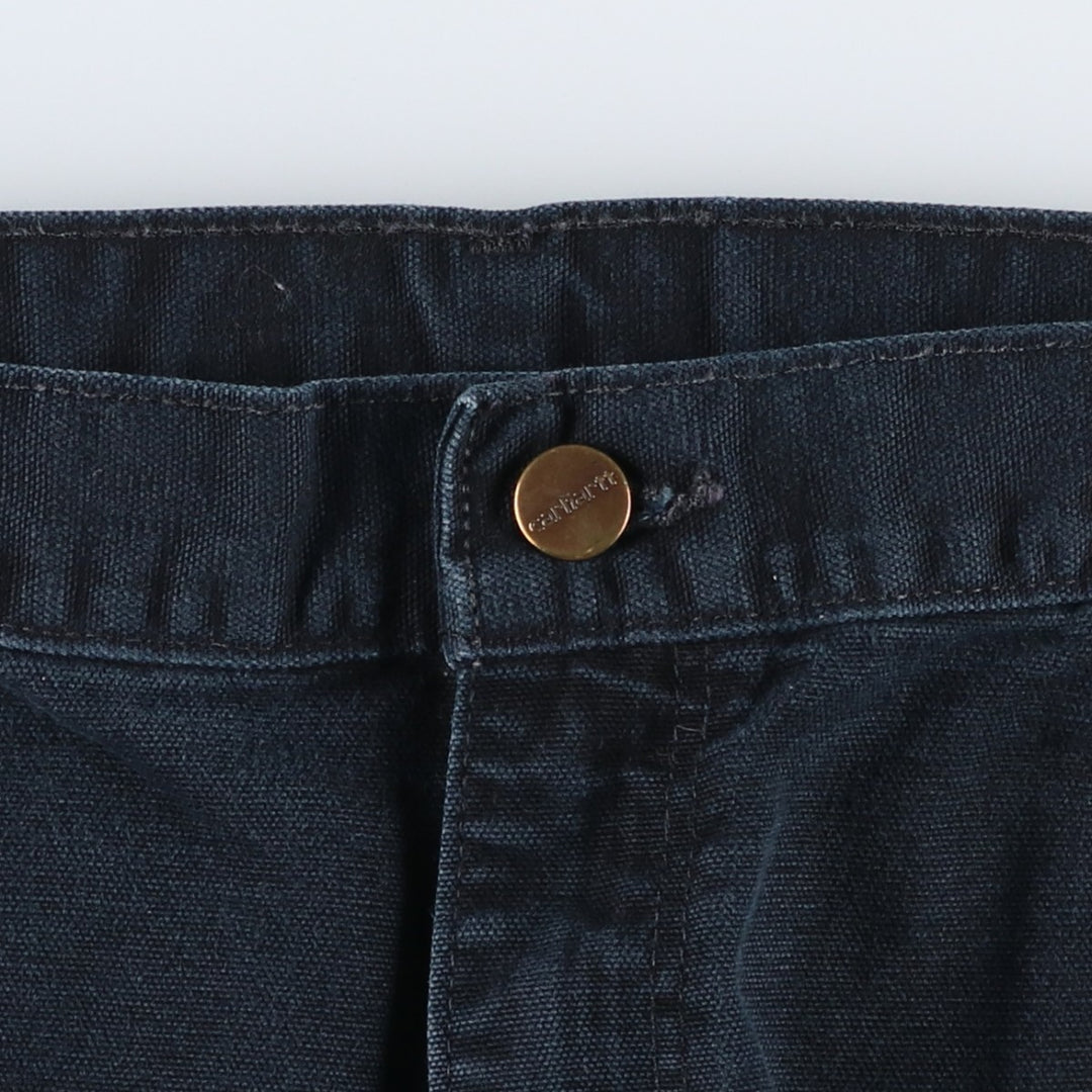 Carhartt Original Dungaree Fit Duck Painter Pants, Men's, W36 equivalent cotton black type Vintage Second Hand