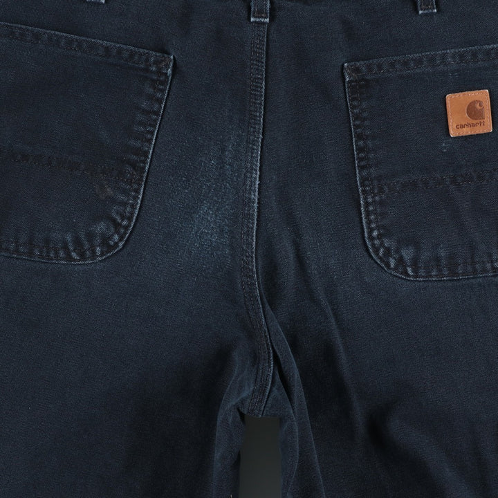 Carhartt Original Dungaree Fit Duck Painter Pants, Men's, W36 equivalent cotton black type Vintage Second Hand