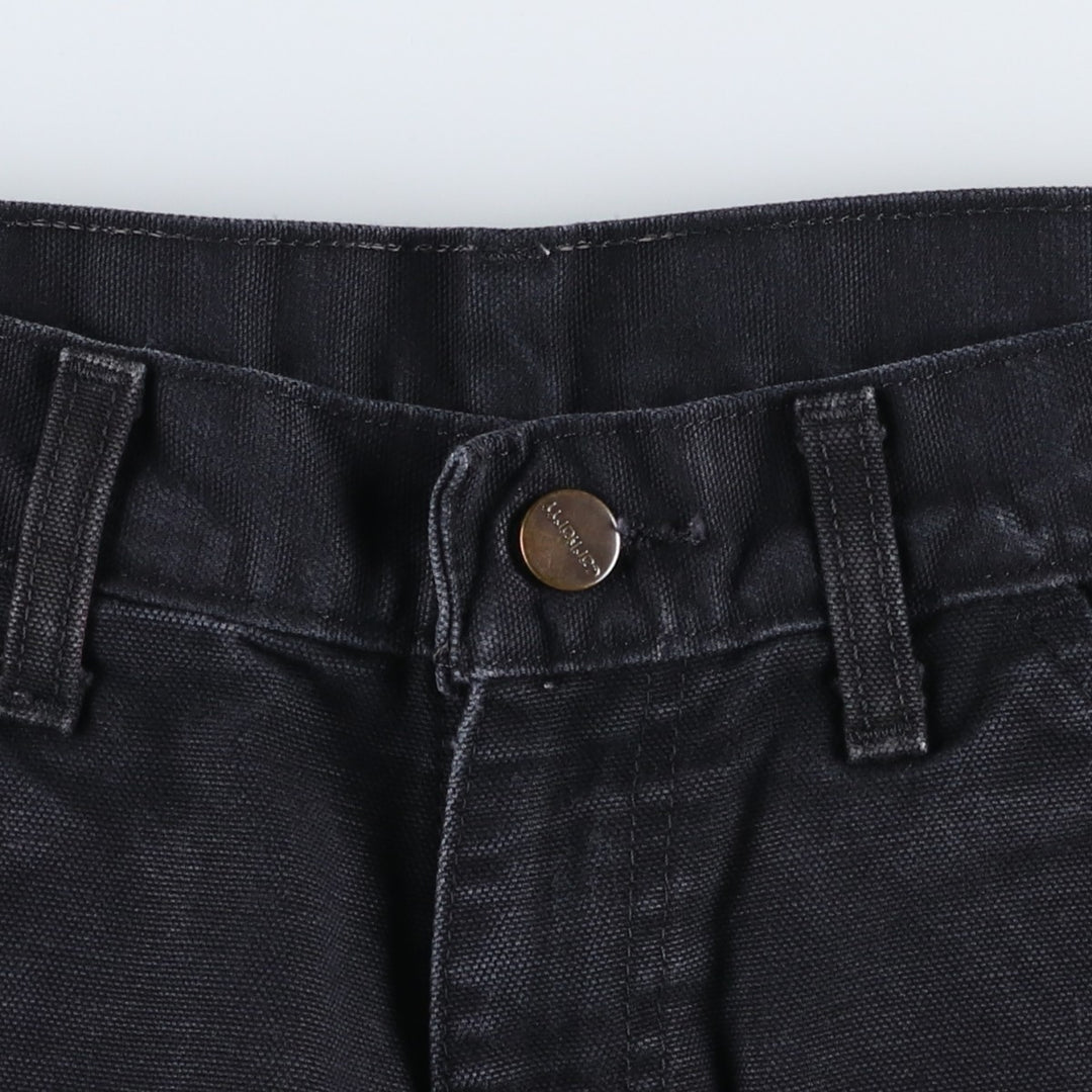 Carhartt Duck Painter Pants Men's W29 equivalent cotton black type Vintage Second Hand
