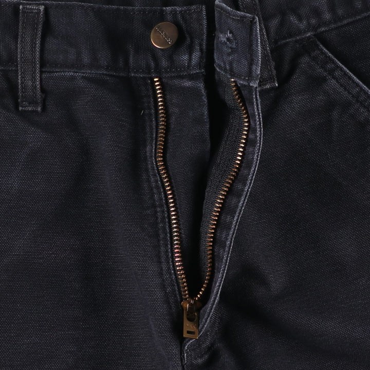 Carhartt Duck Painter Pants Men's W29 equivalent cotton black type Vintage Second Hand