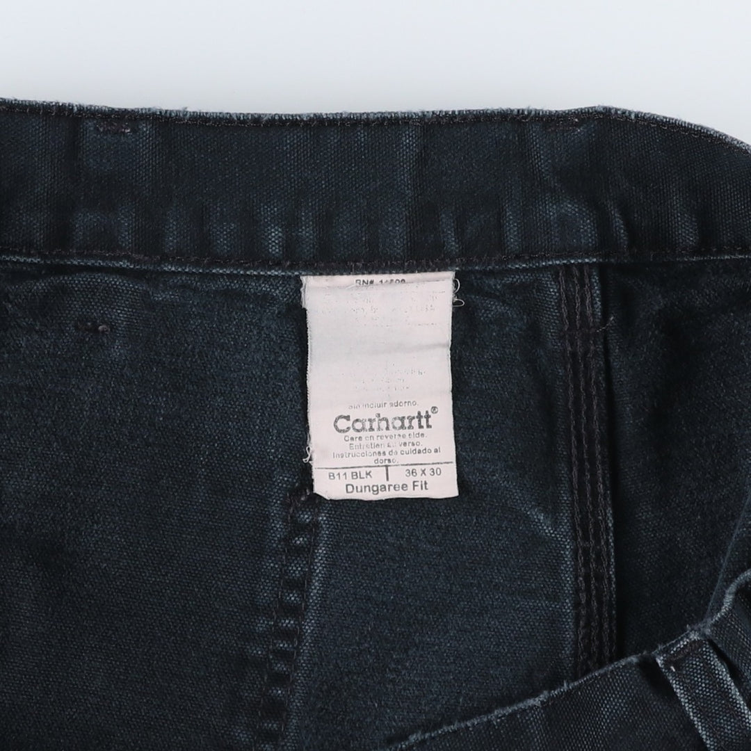 Carhartt Dungaree Fit Duck Painter Pants, Men's, W36 equivalent unclear black type Vintage Second Hand