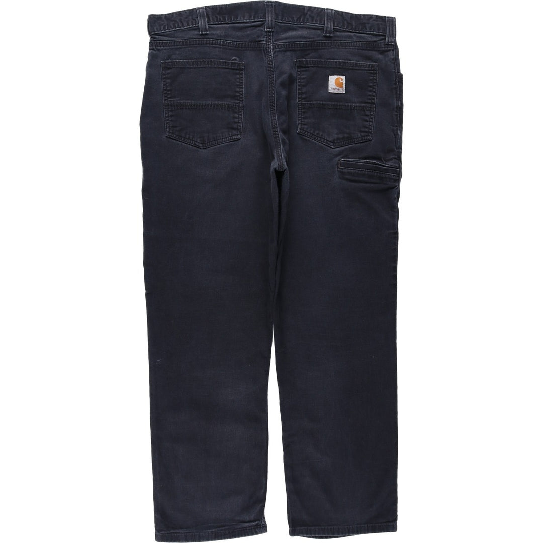 Carhartt Relaxed Fit Duck Work Pants, Men's, W37 equivalent cotton black type Vintage Second Hand