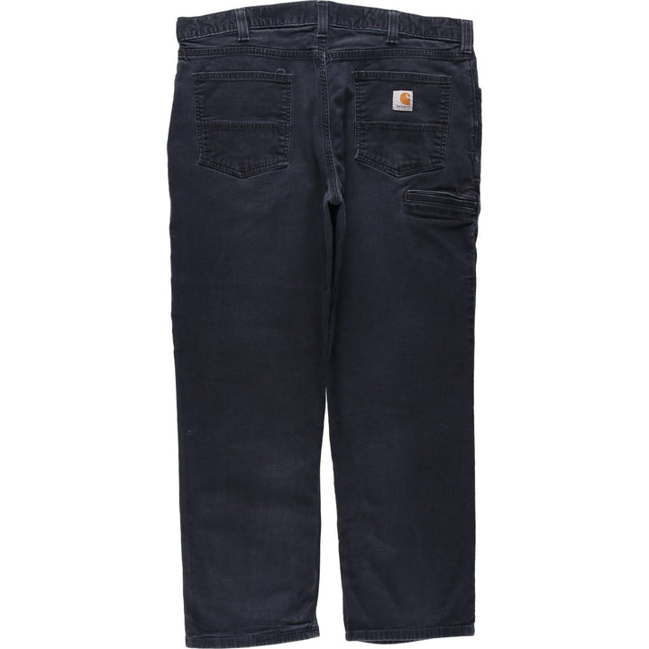 Carhartt Relaxed Fit Duck Work Pants, Men's, W37 equivalent cotton black type Vintage Second Hand