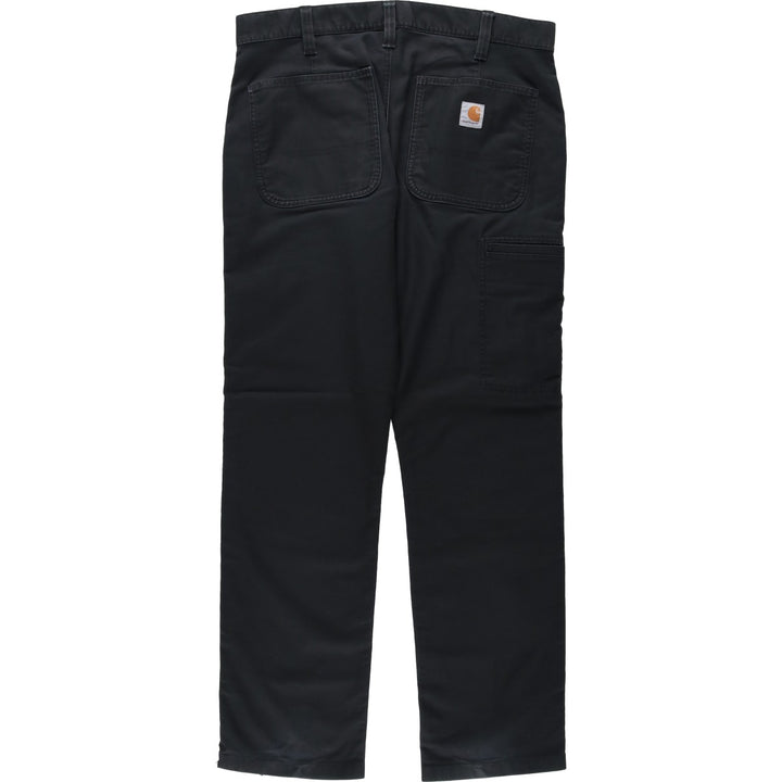 Carhartt Relaxed Fit Duck Work Pants, Men's W35 (approx.) cotton black type Vintage Second Hand