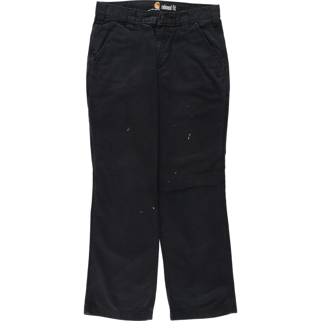 Carhartt Relaxed Fit Duck Work Pants, Men's W31 (approx.) cotton black type Vintage Second Hand
