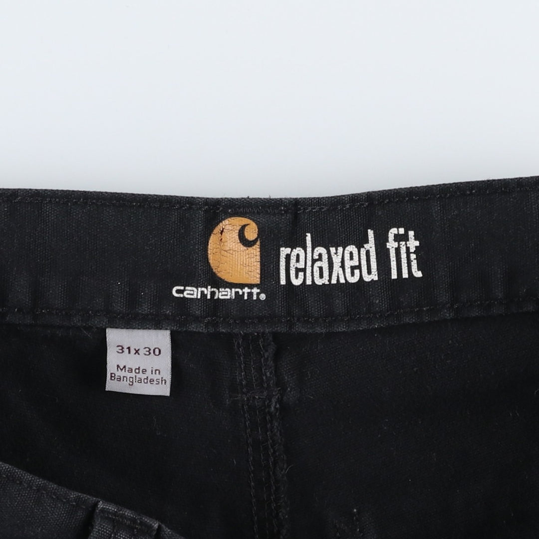 Carhartt Relaxed Fit Duck Work Pants, Men's W31 (approx.) cotton black type Vintage Second Hand