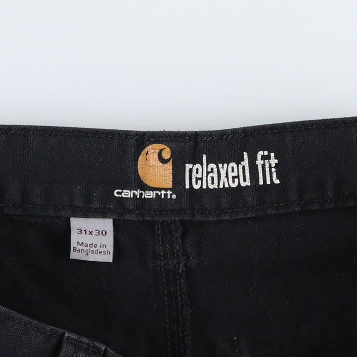 Carhartt Relaxed Fit Duck Work Pants, Men's W31 (approx.) cotton black type Vintage Second Hand