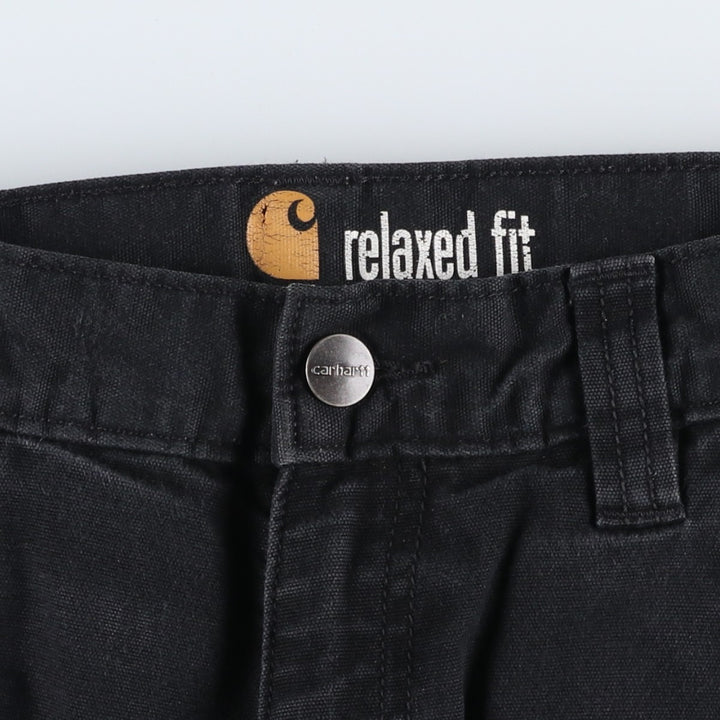 Carhartt Relaxed Fit Duck Work Pants, Men's W31 (approx.) cotton black type Vintage Second Hand