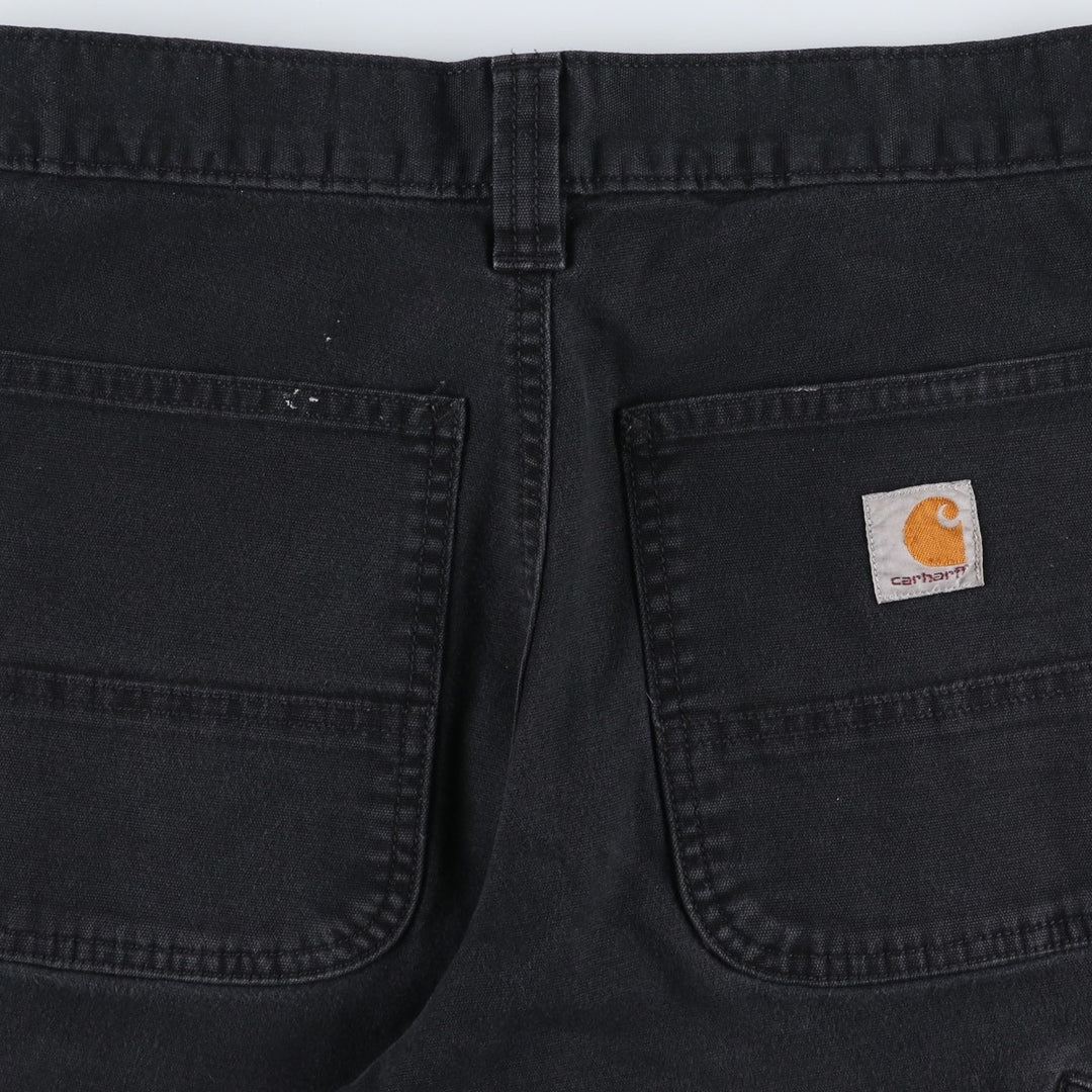 Carhartt Relaxed Fit Duck Work Pants, Men's W31 (approx.) cotton black type Vintage Second Hand