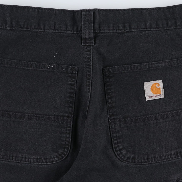 Carhartt Relaxed Fit Duck Work Pants, Men's W31 (approx.) cotton black type Vintage Second Hand