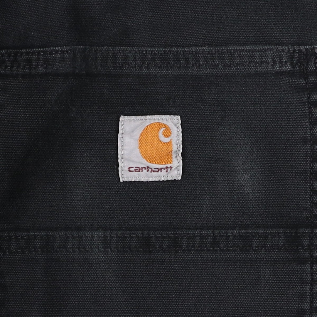 Carhartt Relaxed Fit Duck Work Pants, Men's, W34 equivalent cotton black type Vintage Second Hand